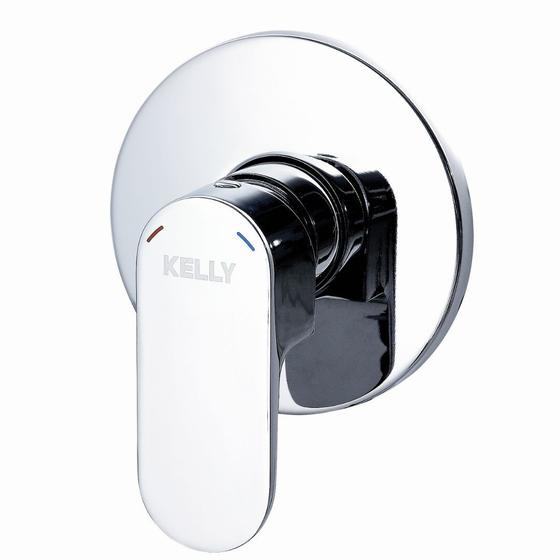 Imagem de Registro Chuveiro Misturador Monocomando Luxo Cromado Kelly