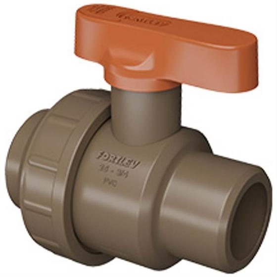Imagem de Registro de Esfera Soldável com União 25mm - 10350251 - FORTLEV