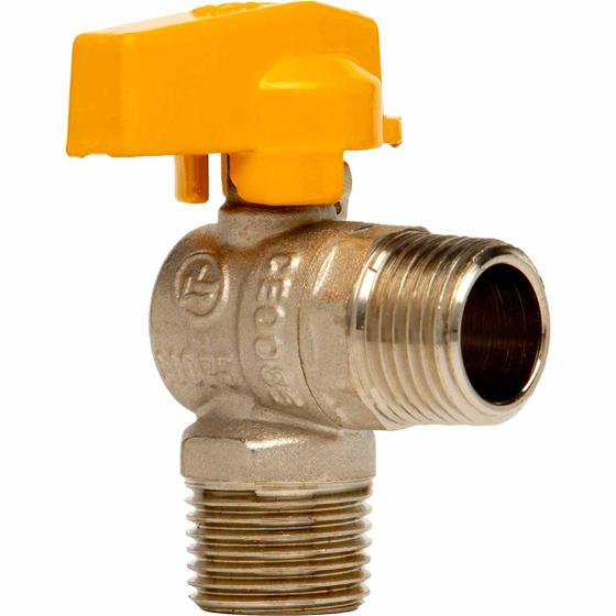 Imagem de Registro Esfera ANGULAR 1/2 NPT x 1/2 NPT