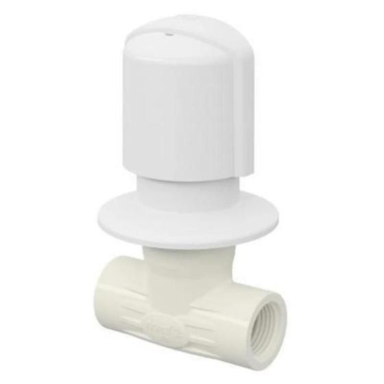 Imagem de Registro Tigre Chuveiro Pvc Branco 25mm Cb - 27952194