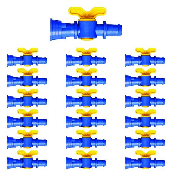 Imagem de Registros Inicial 16mm c/Anilha Mangueira Gotejadora -20 Und