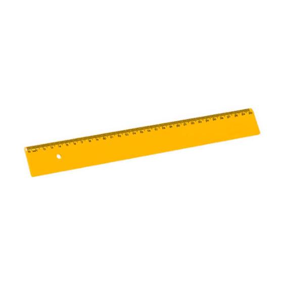 Imagem de Régua de Poliestireno 30cm Amarela - Acrimet