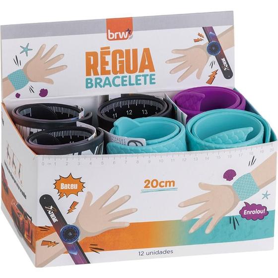 Imagem de Régua Mole Bracelete Xtrema e Sea 4 Modelos Display com 12 Unidades