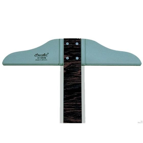 Imagem de Régua T Fenólica com Cabeçote Inquebrável e Borda de Acrílico com 60 cm - Ref. 5506 - TRIDENT