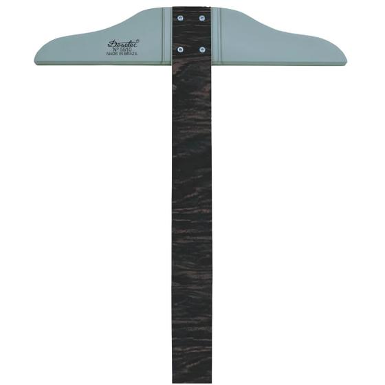Imagem de Régua T Fenólica Trident com Borda Acrílica 100 cm - 5510
