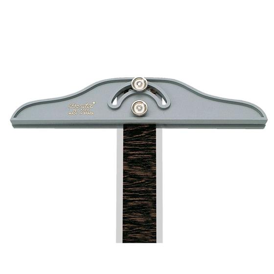 Imagem de Régua T Fenólica Trident com Borda de Acrílico e Cabeçote Fixo com 60 cm - 5606
