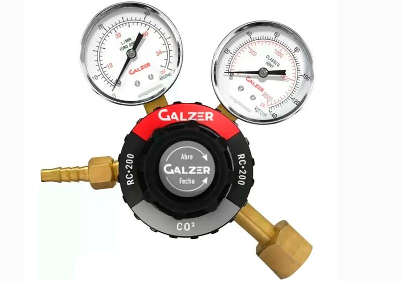 Imagem de Regulador Manômetro De Pressão Para Gás Co2