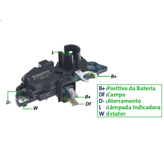 Imagem de Regulador volt 12v palio siena brava marea - GAUSS