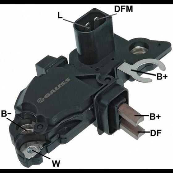 Imagem de Regulador voltagem 14V Vw Gol 1992 a 2016 Gauss GA225