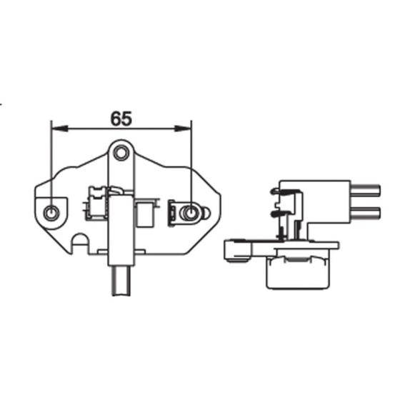 Imagem de Regulador Voltagem Alternador Maxion, VW Caminhões, Mercedes Benz