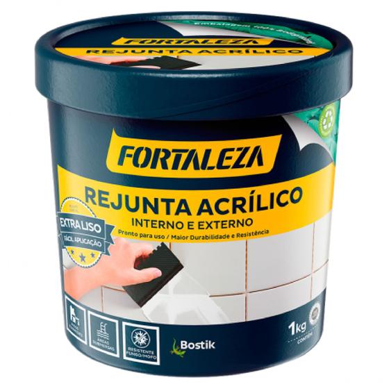 Imagem de Rejunte Acrílico Branco 1kg - Fortaleza - 320 - Unitário