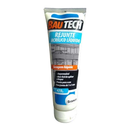 Imagem de Rejunte Acrílico Líquido Pronto Bautech 470g - BRANCO