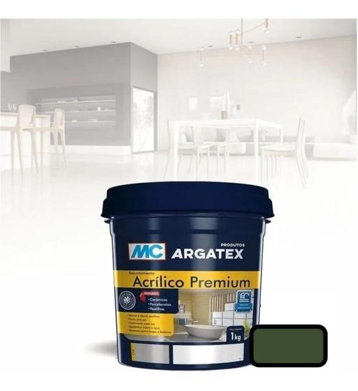 Rejunte Acrilico Premium 1kg Cores Mc Argatex Menor preço em Rejunte Acrilico Premium 1kg Cores Mc Argatex