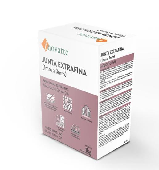 Imagem de Rejunte Ceramfix/inovatte Junta Fine 1 Kg Grafite 