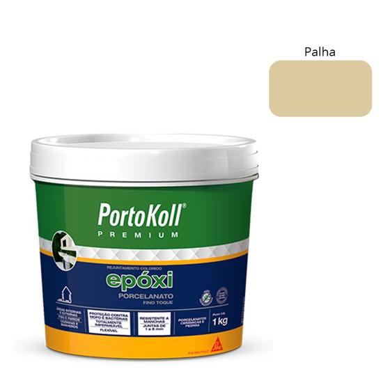 Imagem de Rejunte Epóxi Porcelanato - Portokoll - 1kg Palha