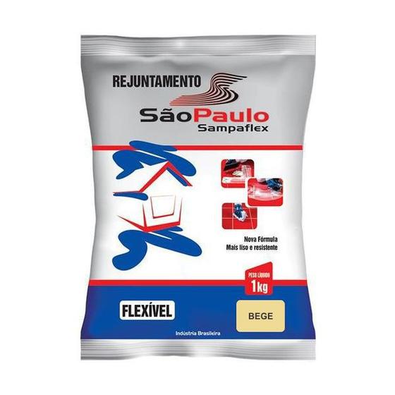 Imagem de Rejunte Flexível Bege 1Kg Sampaflex