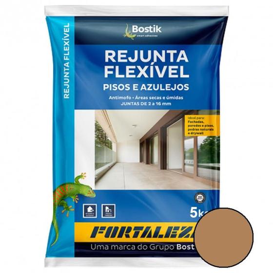 Imagem de Rejunte Flexível para Pisos E Azulejos Areia 5kg - Fortaleza