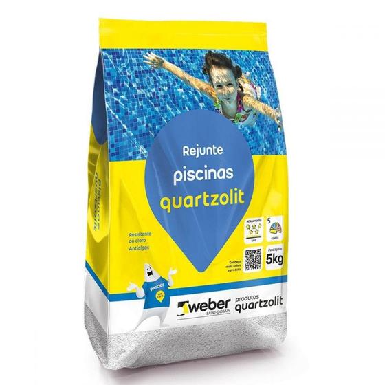 Imagem de Rejunte Piscinas 5KG Azul Celeste Quartzolit