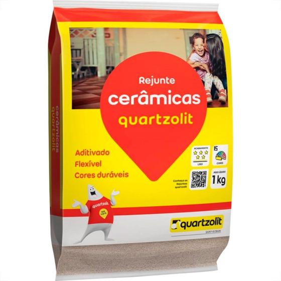 Imagem de Rejunte Quartz Flex Marrom Tab. 1Kg