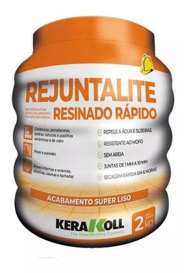 Imagem de Rejunte Rejuntalite Resinado Rápido 2kg