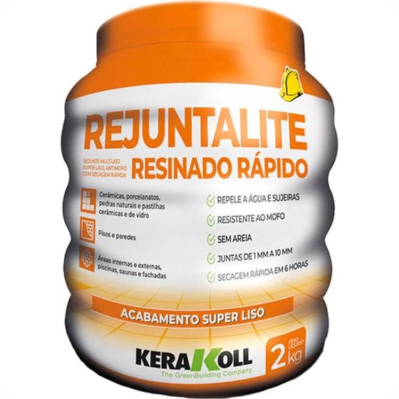 Imagem de Rejunte Resinado Kerakoll Preto 2 Kg