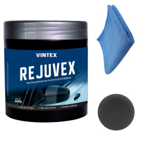 Imagem de Rejuvex Vonixx Vintex Revitalizador De Plastico Pano Toalha Aplicador 400g