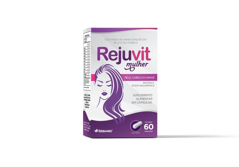Imagem de Rejuvit mulher pele, cabelos e unhas 60caps/400mg - herbamed