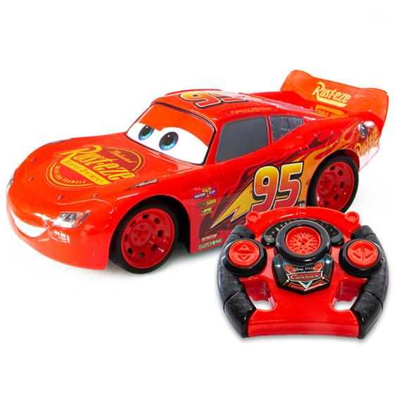 Imagem de Relâmpago McQueen Brinquedo Carrinho de controle Remoto Big Racer Cars