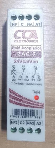 Imagem de Relé Acoplador 24vca 2nf - Reversível 6a Rac-2 - SKU 744