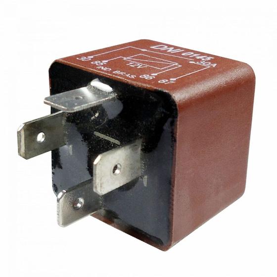 Imagem de Rele Auxiliar DNI0145 Fiat Uno Todos 51841270 12v 40/10a Sem Suporte 5 Terminais Comando ar Condicionado Eletroventilador Injeção Eletrônica-