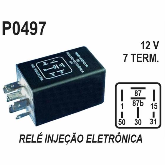 Imagem de RELE AUXILIAR INJECAO ELETRONICA para VW/ FORD/ GM/ FIAT