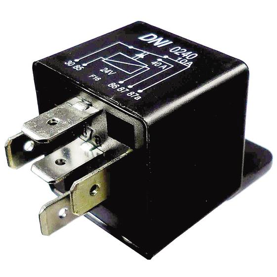 Relé Auxiliar Universal - Reversor - 24V - 40/10A - DNI 0240 Menor preço em Relé Auxiliar Universal - Reversor - 24V - 40/10A - DNI 0240