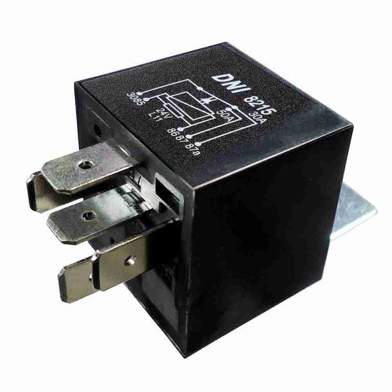 Relé Auxiliar Universal - Uso Geral - 24V - 50/30A - DNI 8215 Menor preço em Relé Auxiliar Universal - Uso Geral - 24V - 50/30A - DNI 8215