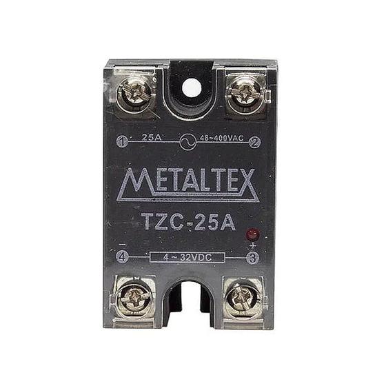 Imagem de Relé De Estado Sólido 25A Com Capa Protetora Metaltex