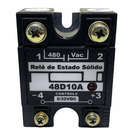 Imagem de Relé de Estado Sólido 48D100 100A Chave 24-48 Loti