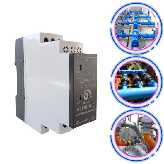 Imagem de Relé De Revezamento / Reversão Altronic Automação P/ Bombas