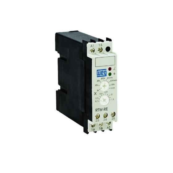 Rele Eletrônico Temporizador RE01 U060SE37 1NAF 6-60s 110-130Vca/24Vcc WEG 10046611 Menor preço em Rele Eletrônico Temporizador RE01 U060SE37 1NAF 6-60s 110-130Vca/24Vcc WEG 10046611