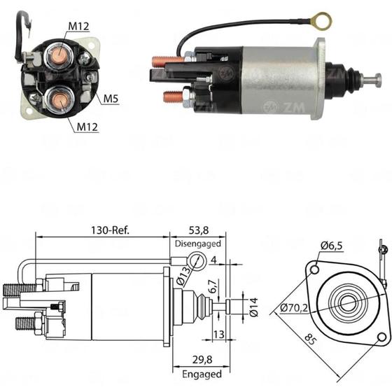 Imagem de Relê International 4700 1998 a 2002 ZM 841