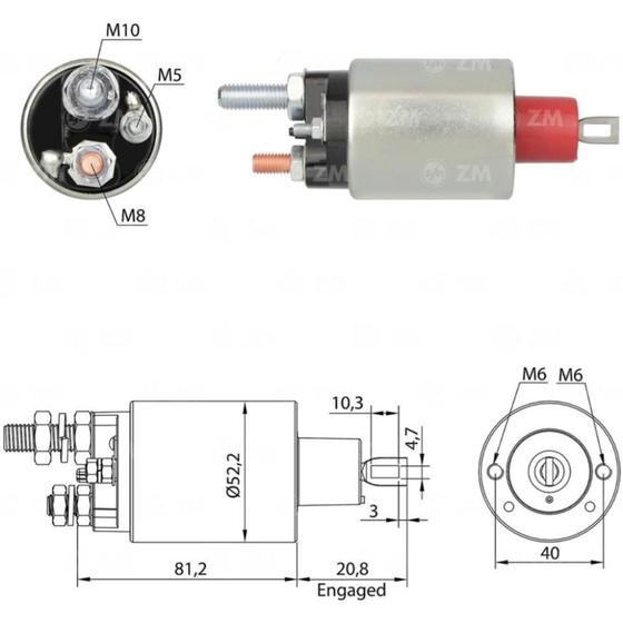 Imagem de Relê Mercedes Benz Oh 1313 1980 a 1987 ZM 3-485