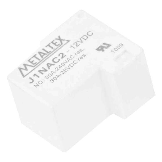 Imagem de Relé Miniatura De Potência 12VCC J1NAC2 Metaltex