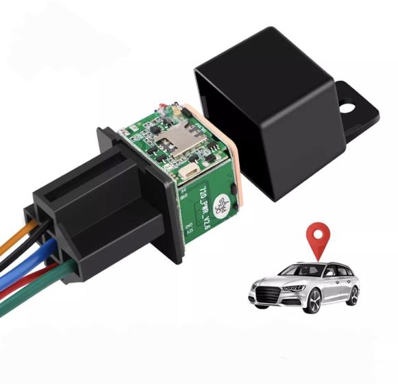 Imagem de Rele Rastreador E Localizadôr Corta Combustível Veicular Com Gps e App No Celular Para  Moto Carro