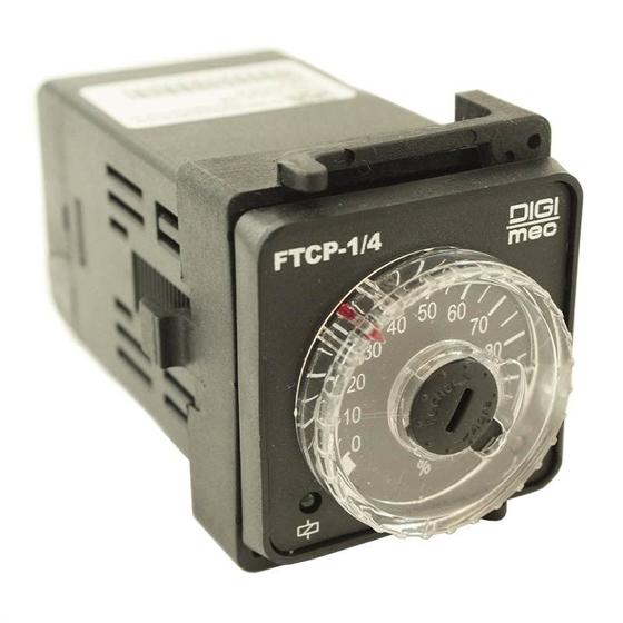 Imagem de Relé Tempo Ftcp-1/4 Multi Escala 20-60seg. 110/220v 0-100% Digimec