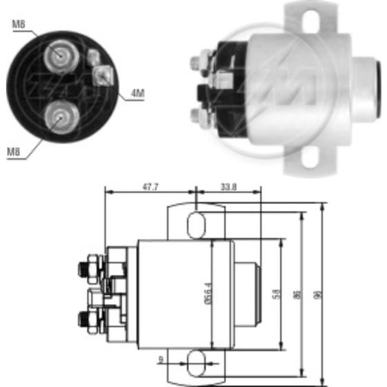 Imagem de Relê Volkswagen 17-310 2001 a 2005 ZM 4-671