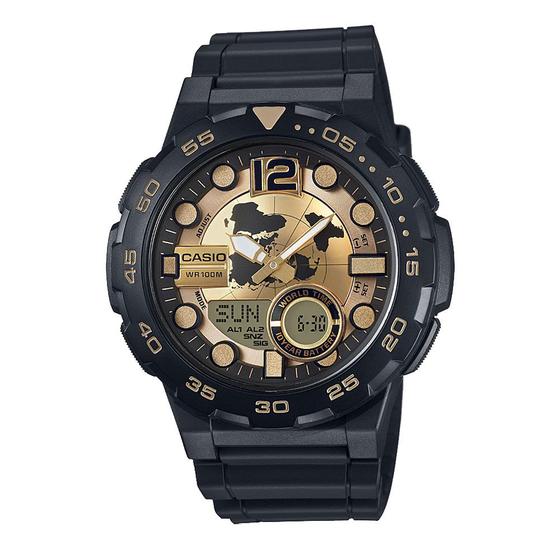 Relógio Analógico Digital Masculino Casio AEQ-100BW-9AVDF Menor preço em Relógio Analógico Digital Masculino Casio AEQ-100BW-9AVDF