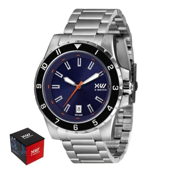 Imagem de Relógio Analógico X Watch Masculino Xmss1057 D1Sx Aço Inox