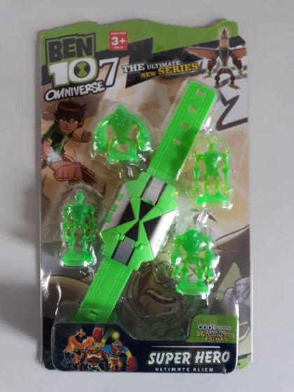 Imagem de Relógio Ben 10 Som Luz Mais 4 Bonecos Omnitrix