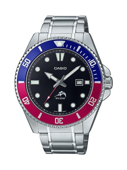 Imagem de Relógio Casio Classic Diver em aço inoxidável MDV-106DD-1A2VCF