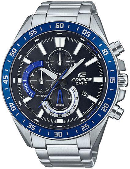 Imagem de Relógio CASIO EDIFICE masculino azul preto EFV-620D-1A2VUDF