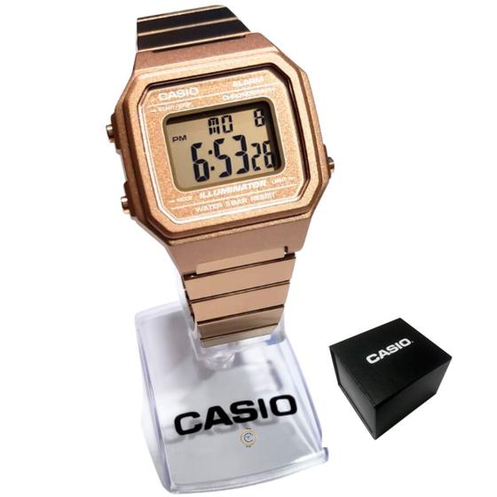 Imagem de Relógio Casio Feminino Digital Vintage Rose B650wc-5adf