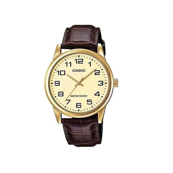 Imagem de Relógio casio feminino  dourado ltp-v001gl-9budf